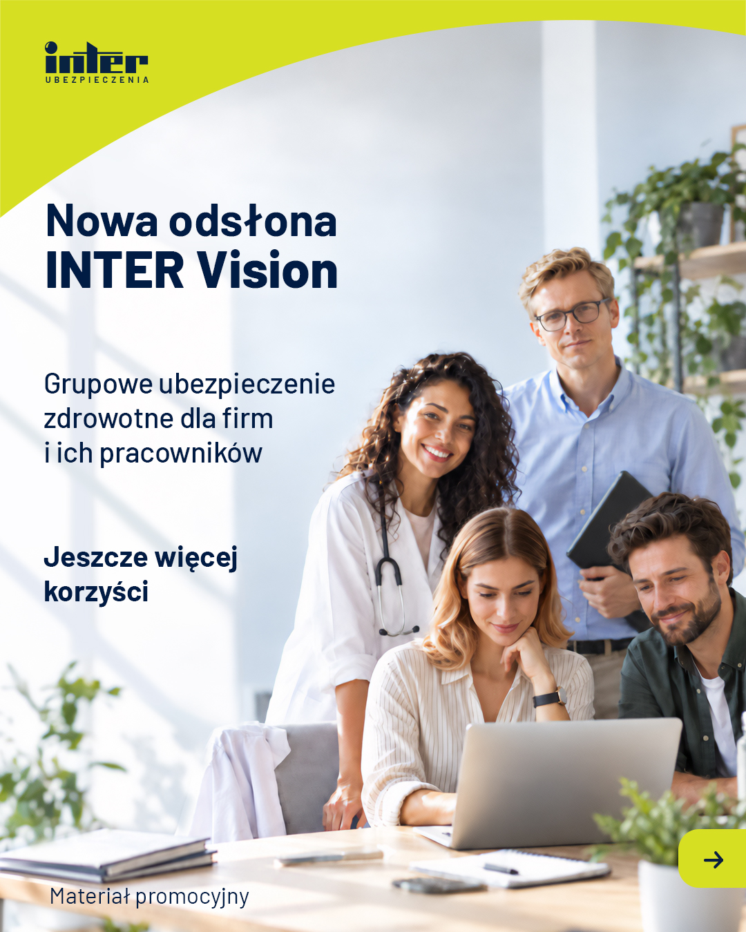 Grupowe ubezpieczenie zdrowotne INTER Vision dla firm i pracowników