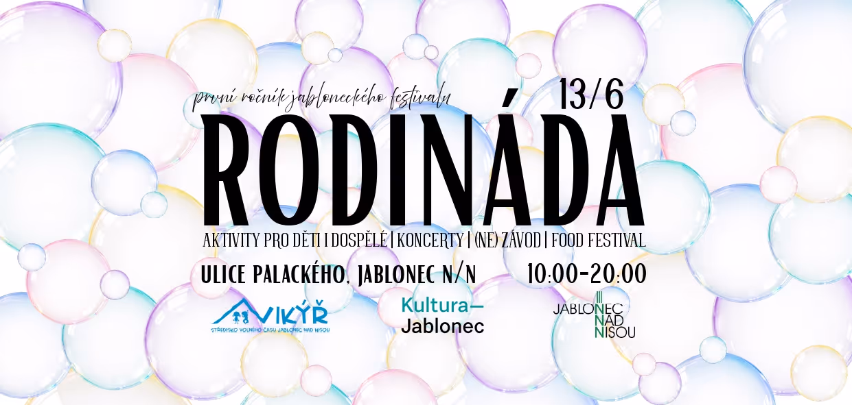 Rodináda - město zve na nový rodinný festival