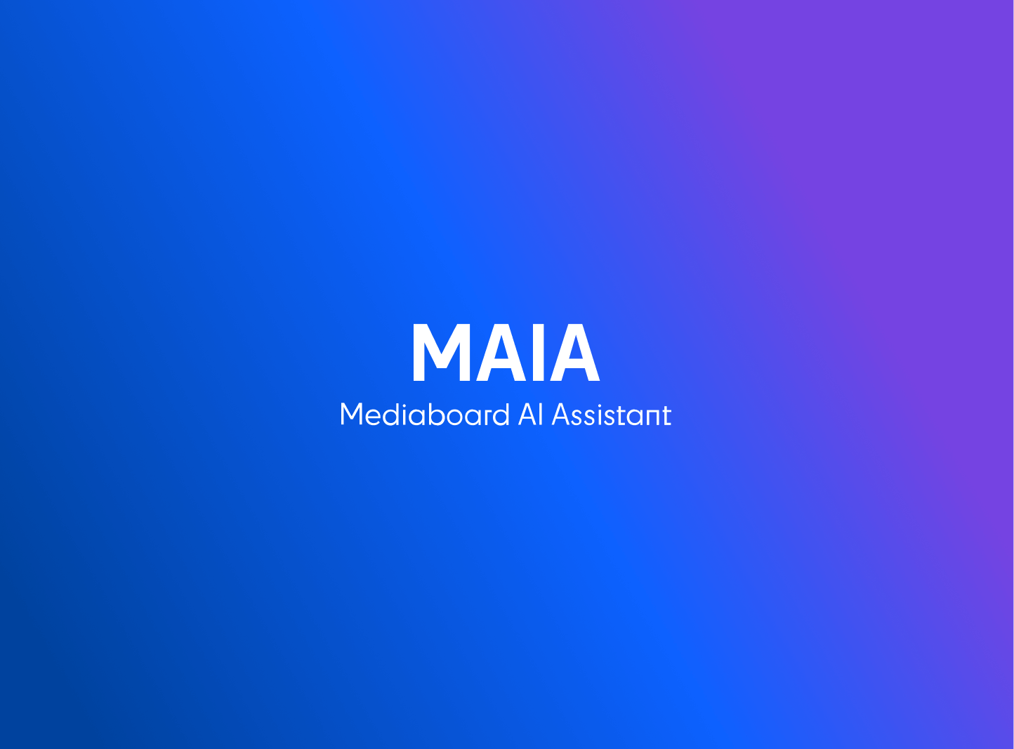 Introducing MAIA: AI for PR Professionals