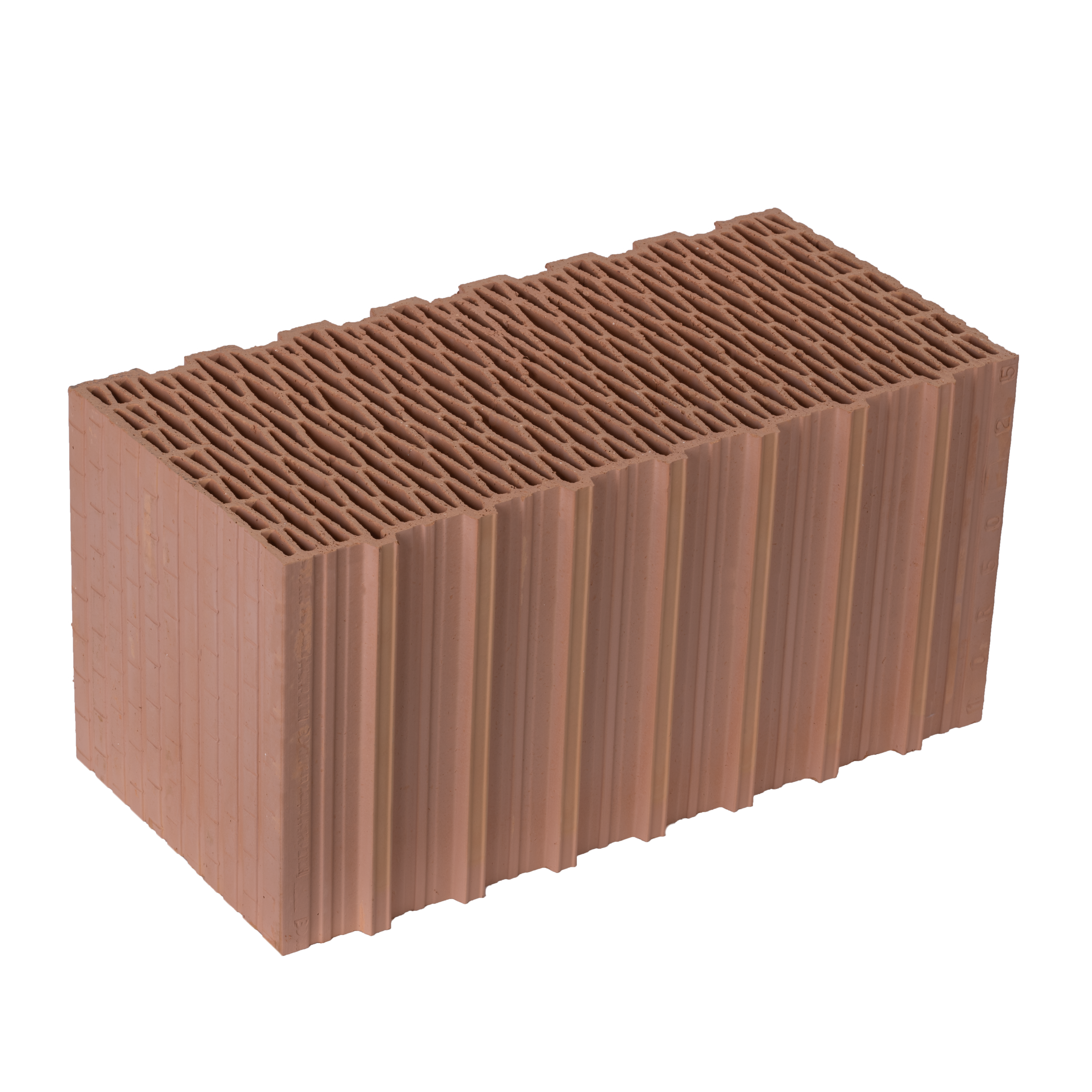 Racionalita jednovrstvého cihelného zdiva v popředí