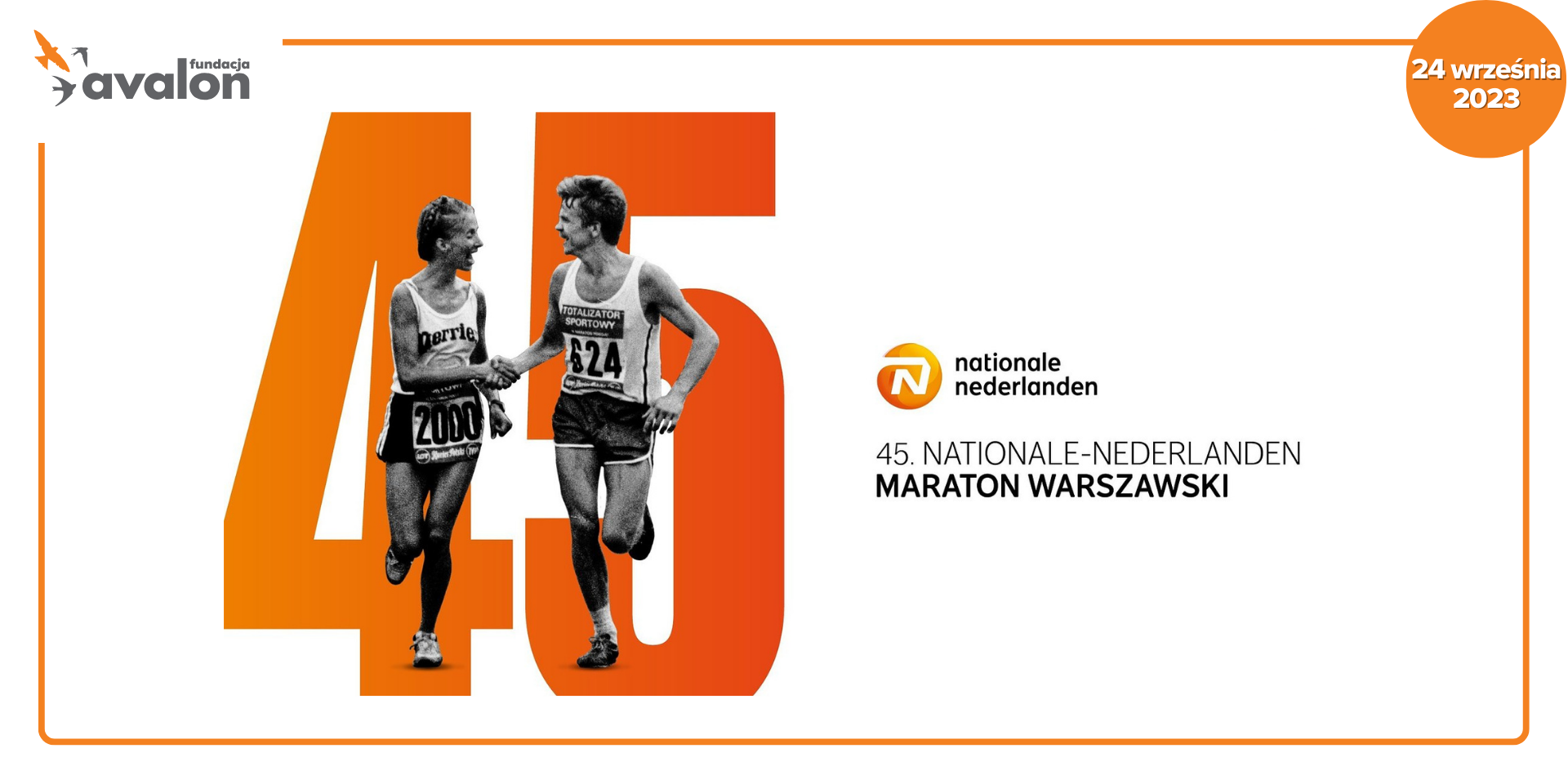 Bieganie dostępne dla wszystkich – Fundacja Avalon na 45. Nationale-Nederlanden Maratonie Warszawskim!
