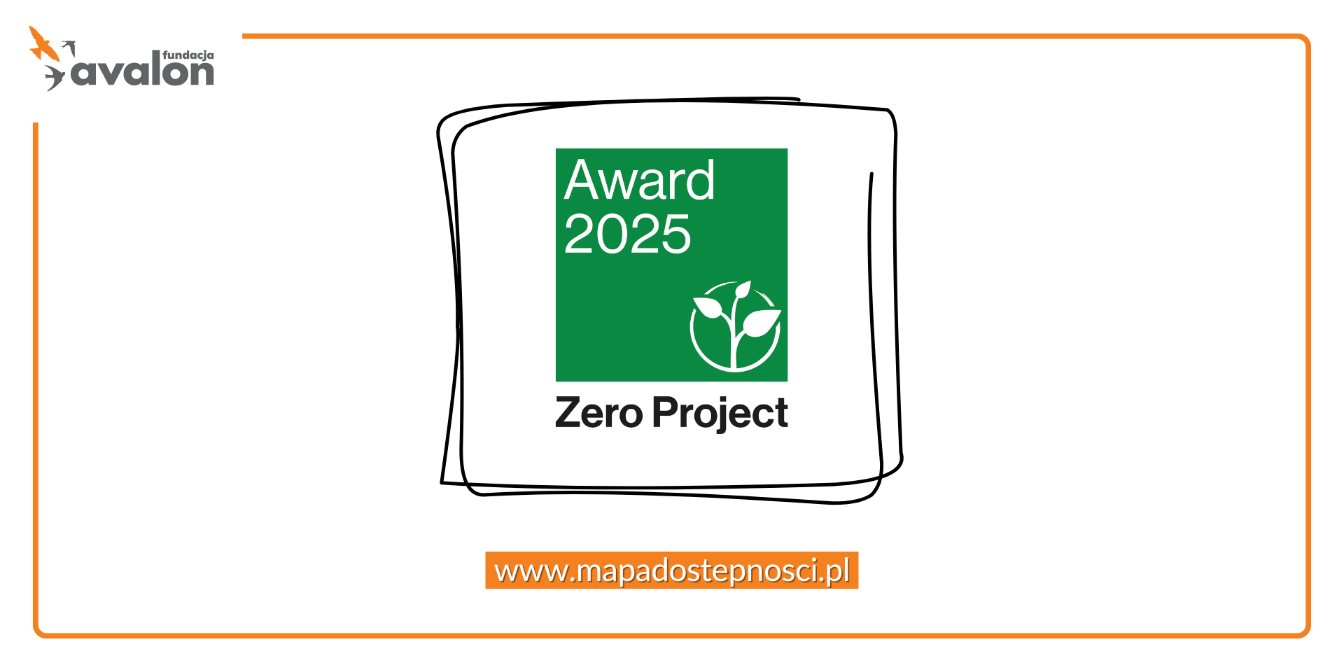 Mapa dostępności Fundacji Avalon otrzymała nagrodę Zero Project Award 2025!
