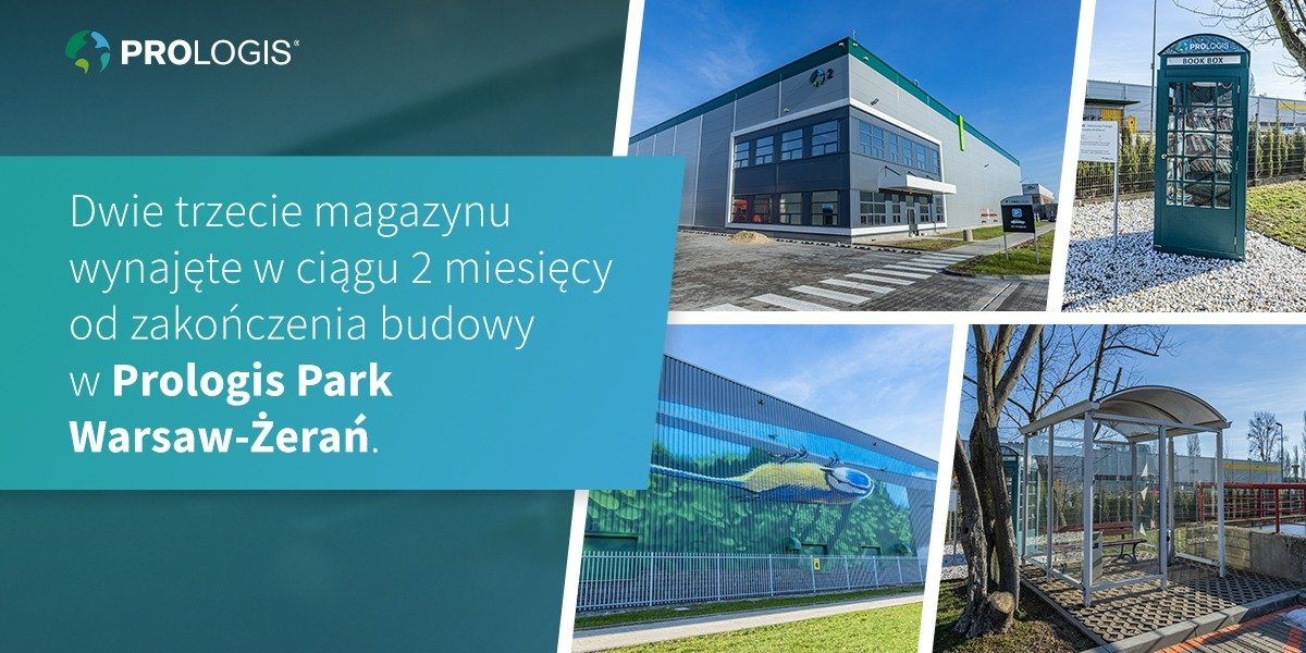 Ostatni wolny moduł w nowo wybudowanym magazynie Prologis na Żeraniu