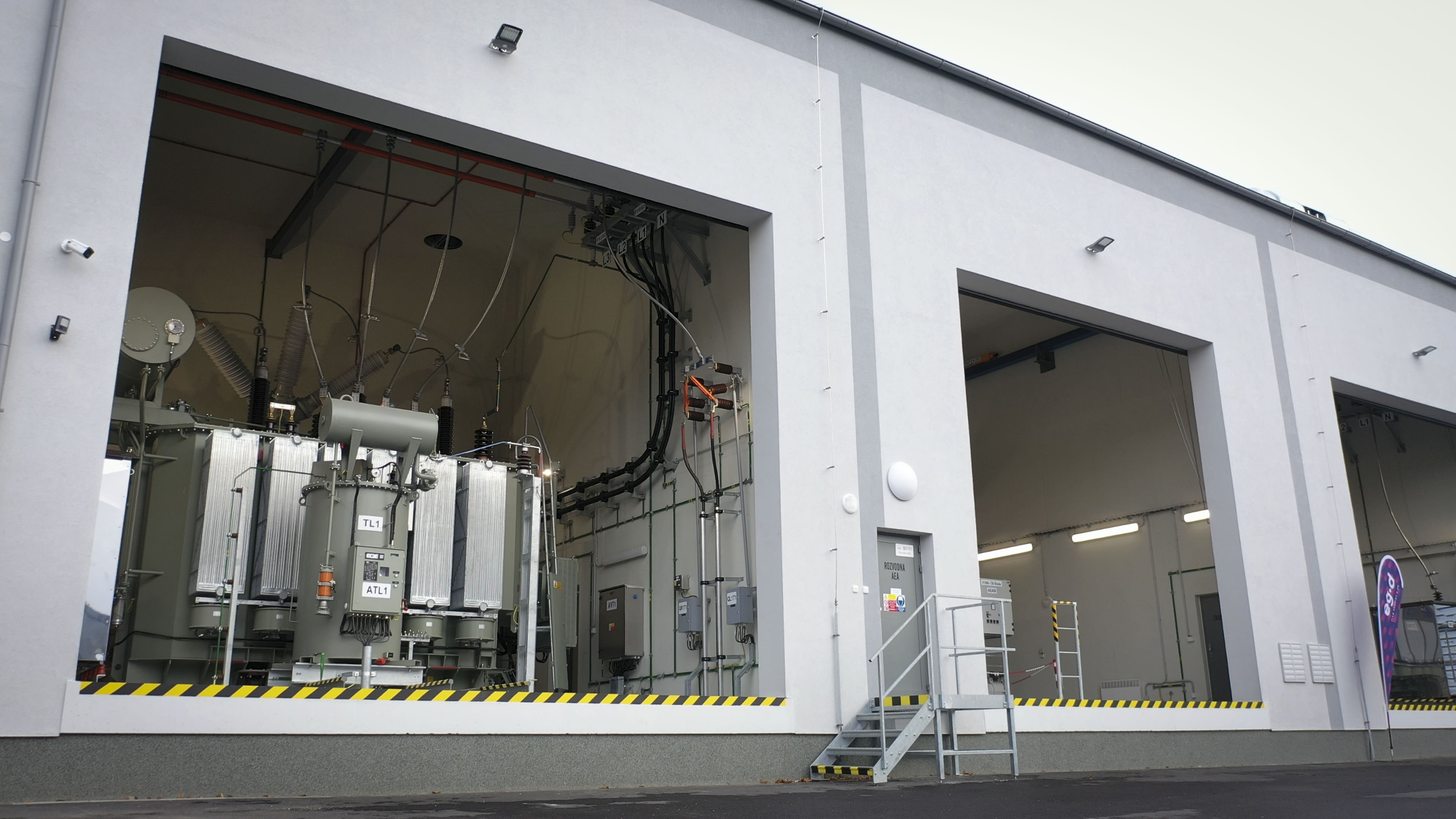 Distribuční společnost EG.D dokončuje stavbu klíčové transformační stanice v Českých Budějovicích