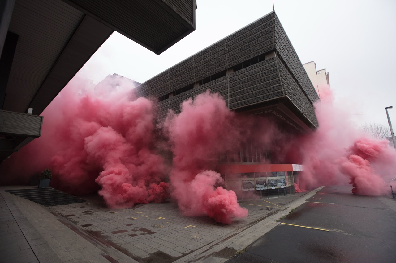 Bolt958, protest perfomances Transgas is burning, 2017