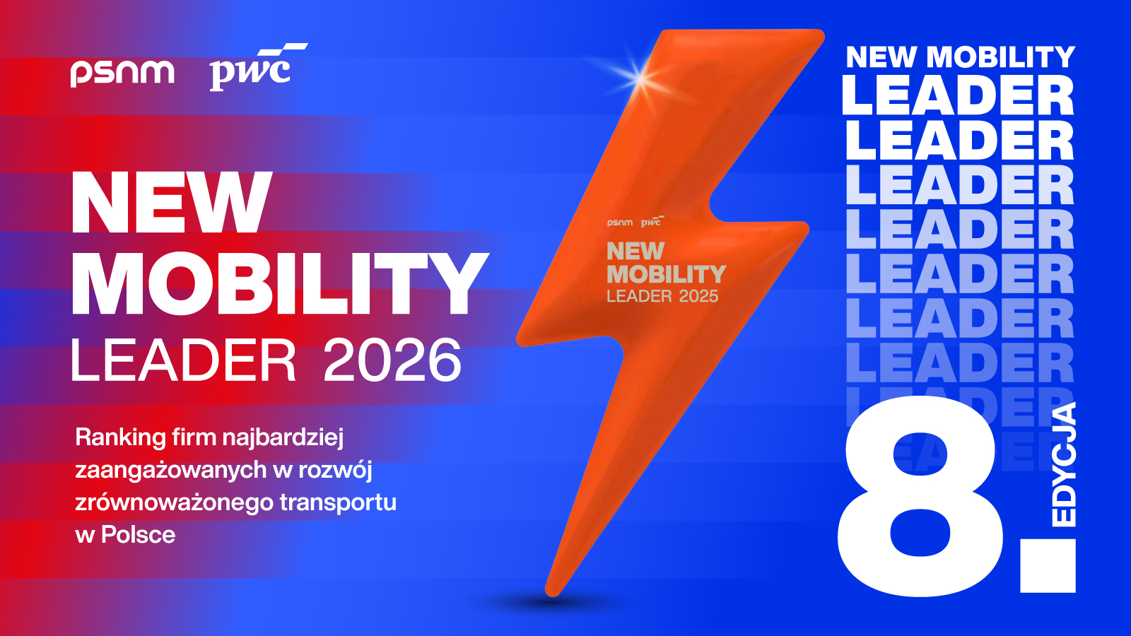 Startuje 8. edycja konkursu Lider Nowej Mobilności. Rynek w Polsce wchodzi w nową fazę rozwoju