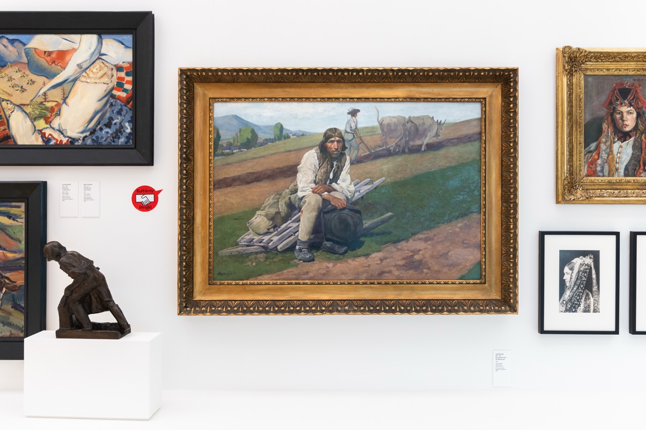 Kulturní stávka na rodné půdě, Expozice Moderna, 2024. © Lenka Márföldy