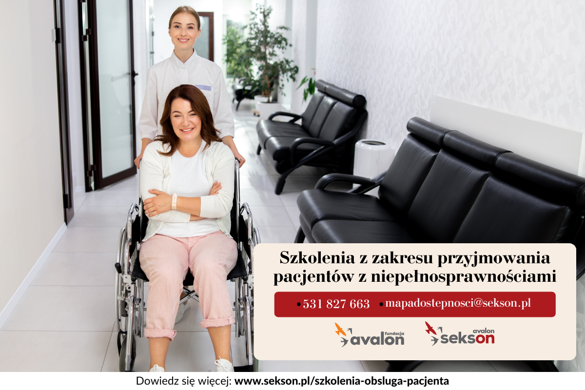 Szkolenia z zakresu przyjmowania pacjentów i pacjentek z niepełnosprawnościami