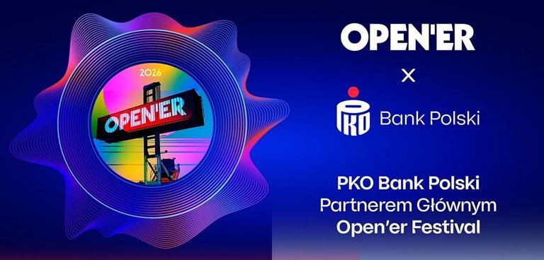 PKO Bank Polski partnerem głównym Open’er Festival 2026