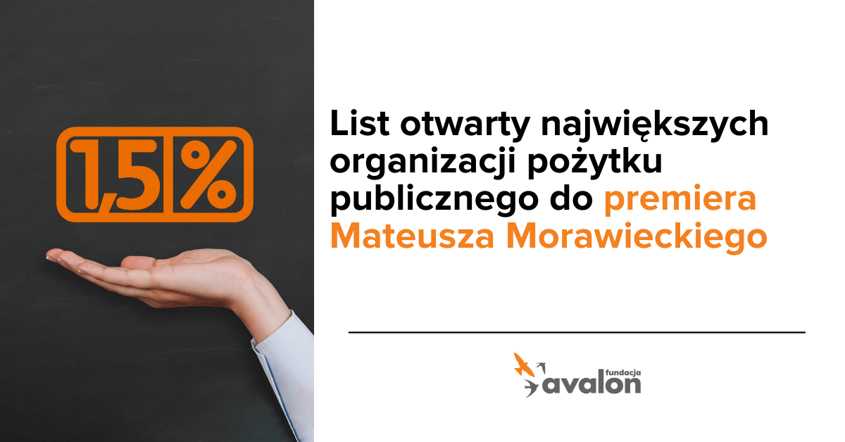 List otwarty największych organizacji pożytku publicznego do premiera Mateusza Morawieckiego
