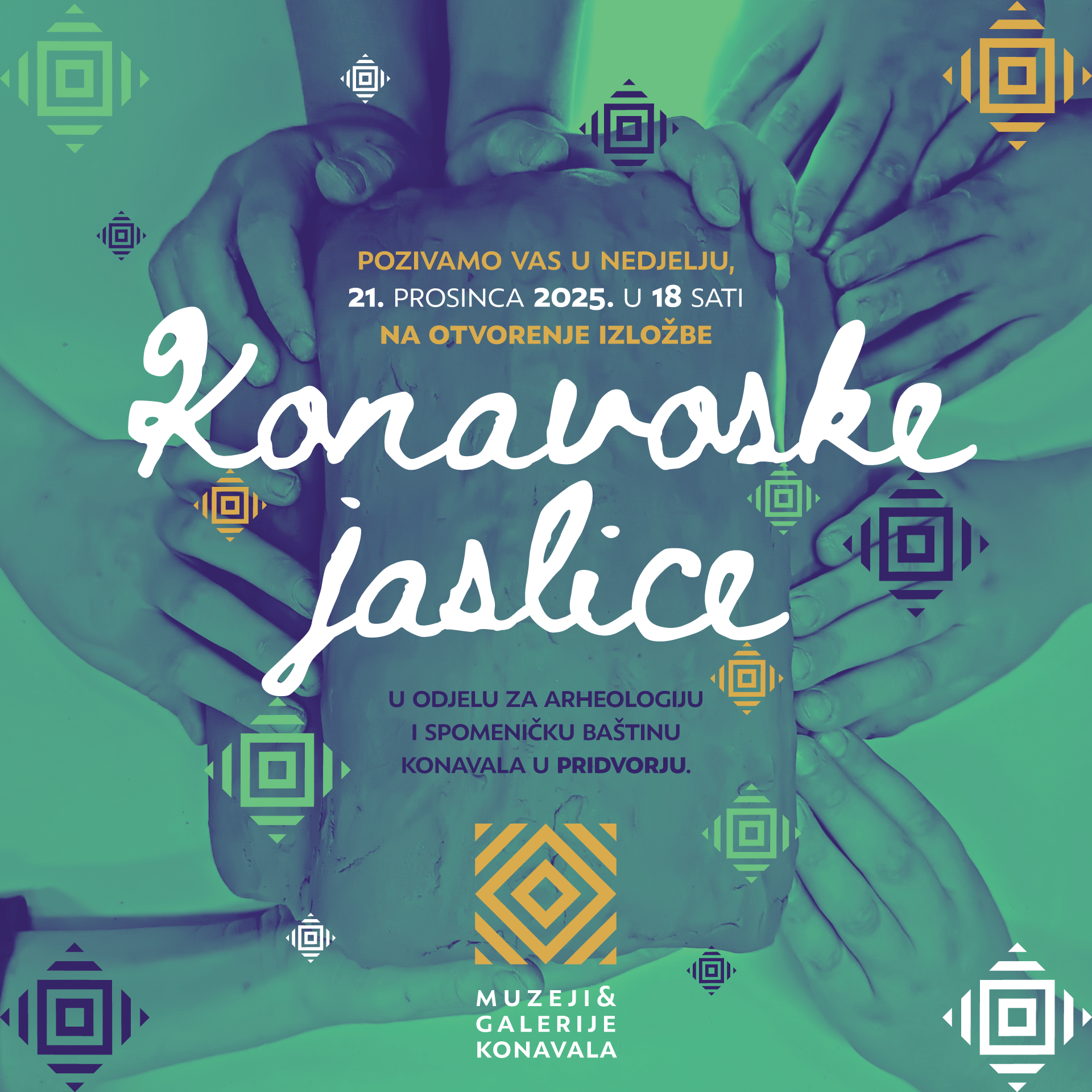 Pozivamo vas na otvorenje izložbe "Konavoske jaslice"!