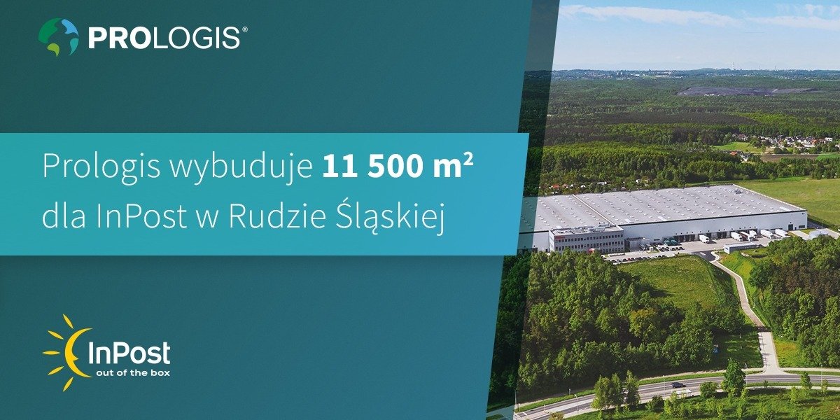 Prologis wybuduje 11 500 m2 dla InPost w Rudzie Śląskiej