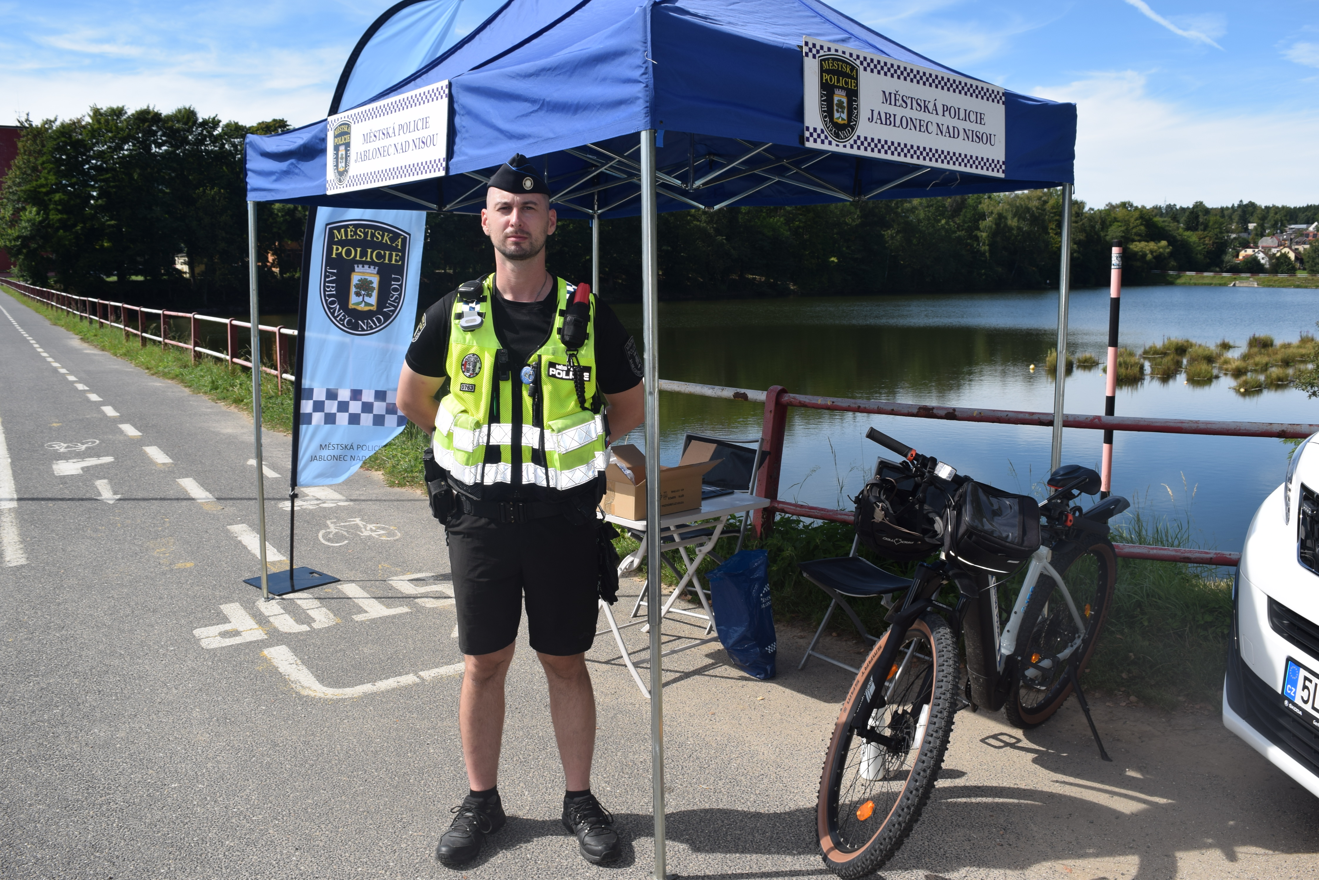 Preventivní akce městské policie se zaměřila na cyklisty