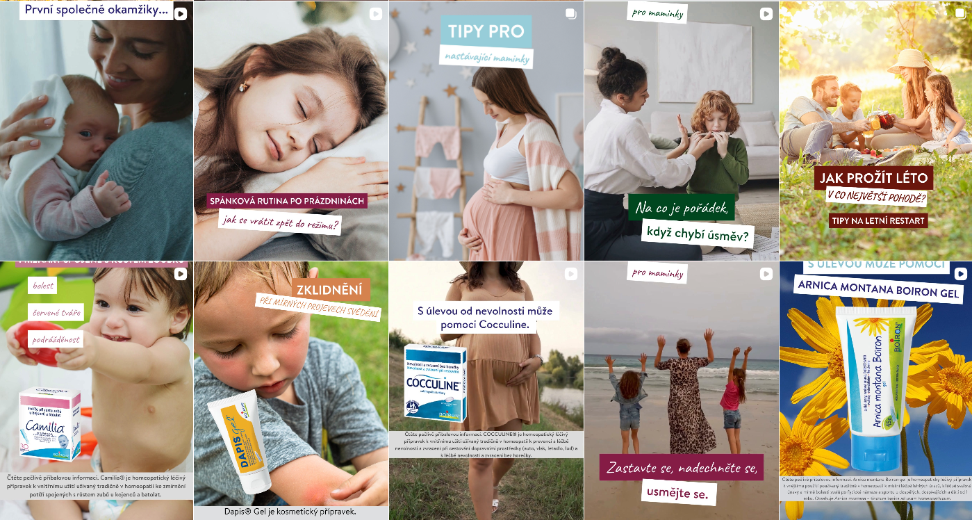 BOIRON CZ nově na Instagramu