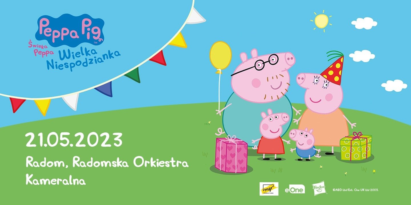 Świnka Peppa na żywo w Radomiu – spektakl dla najmłodszych