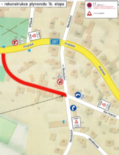 Rekonstrukce plynovodu v ulici Na Hranici